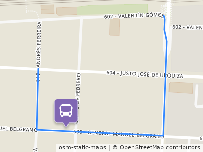 Mapa da parada