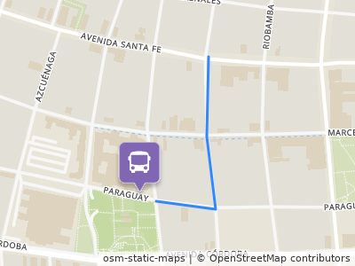 Mapa da parada