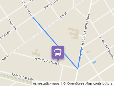 Mapa da parada
