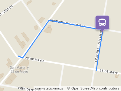 Mapa da parada