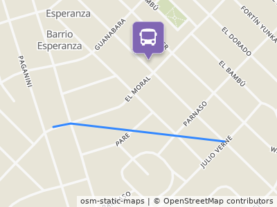 Mapa da parada