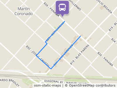 Mapa da parada