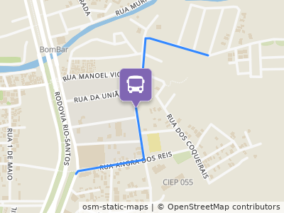 Mapa da parada
