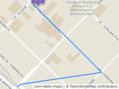 Mapa da parada