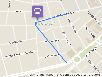 Mapa da parada