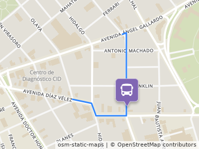 Mapa da parada