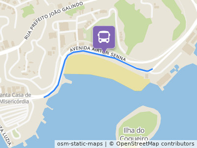 Mapa da parada
