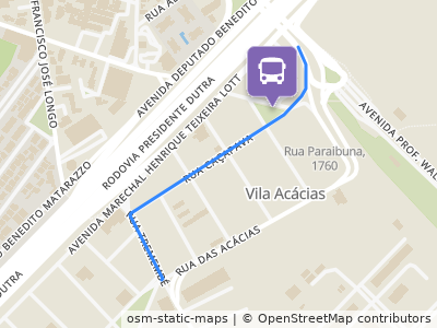 Mapa da parada