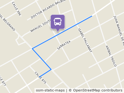 Mapa da parada