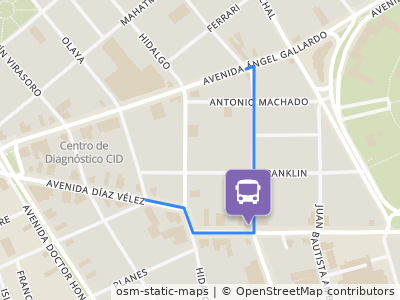 Mapa da parada