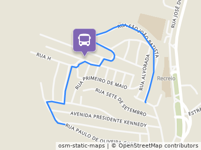 Mapa da parada