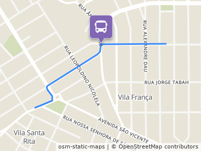 Mapa da parada