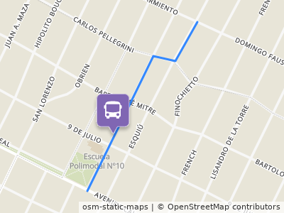 Mapa da parada