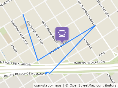 Mapa da parada