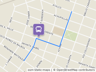 Mapa da parada