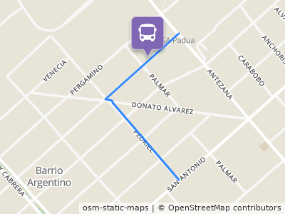 Mapa da parada