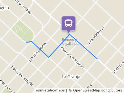 Mapa da parada