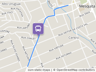 Mapa da parada