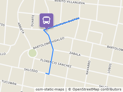 Mapa da parada