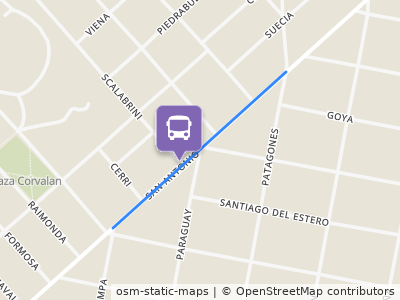 Mapa da parada