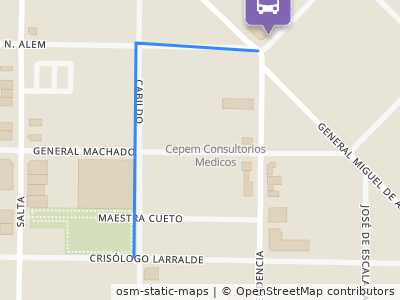 Mapa da parada