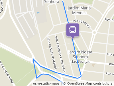 Mapa da parada