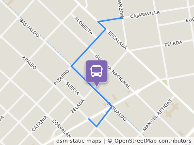 Mapa da parada