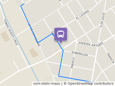 Mapa da parada
