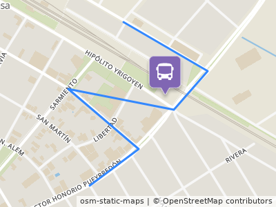 Mapa da parada