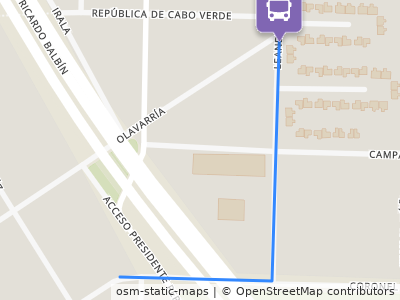 Mapa da parada