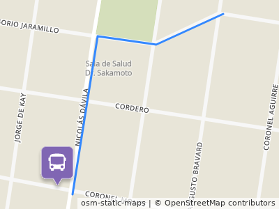 Mapa da parada