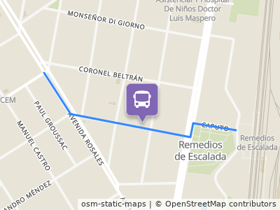 Mapa da parada