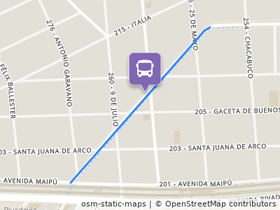 Mapa da parada