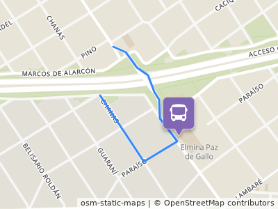 Mapa da parada