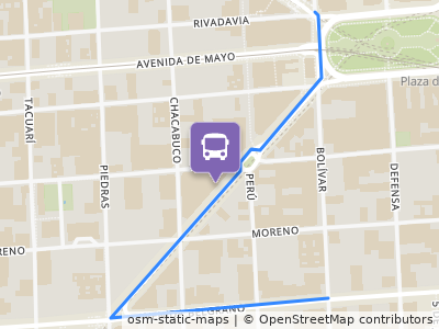 Mapa da parada