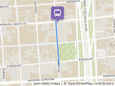 Mapa da parada