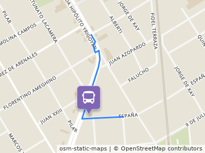 Mapa da parada