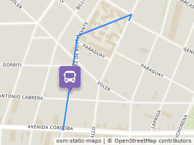 Mapa da parada