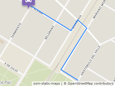 Mapa da parada