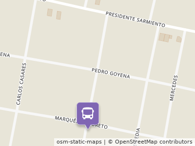Mapa da parada