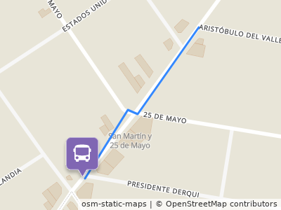 Mapa da parada