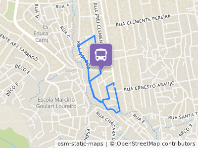 Mapa da parada