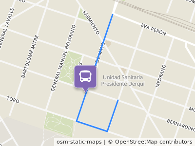 Mapa da parada