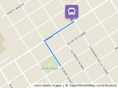 Mapa da parada