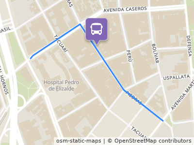 Mapa da parada