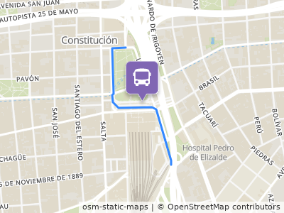 Mapa da parada