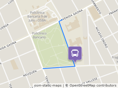Mapa da parada
