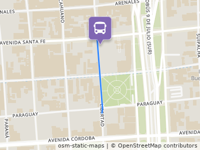 Mapa da parada