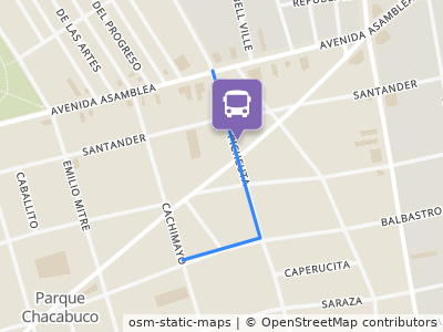 Mapa da parada