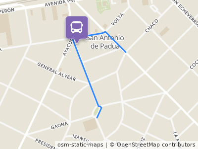 Mapa da parada